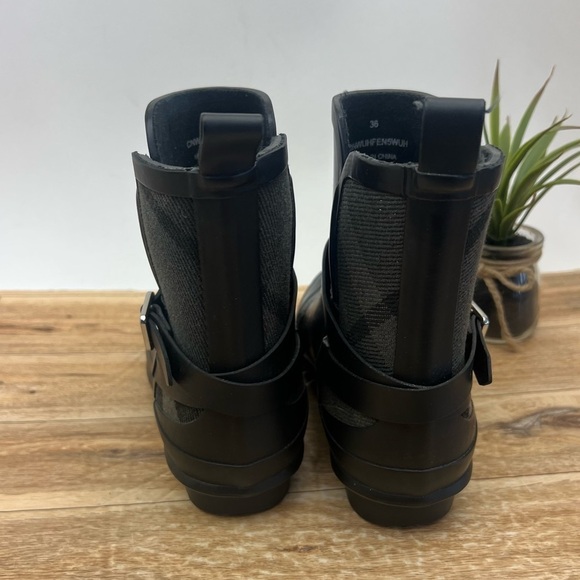 Burberry Riddlestone Rain Boot sz 6 - Picture 5 of 13